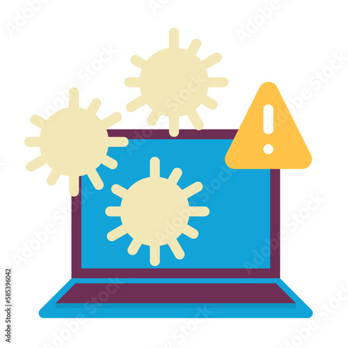 business 4, virus icon