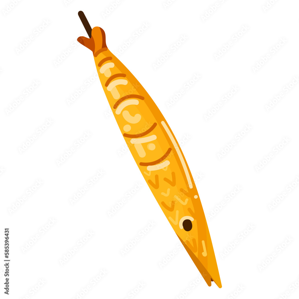 Vector illustration of cute asian yakitori skewer for print ,design, greeting card,sticker,icon. Vector illustration of cute asian yakitori skewer for print ,design, greeting card,sticker,icon.