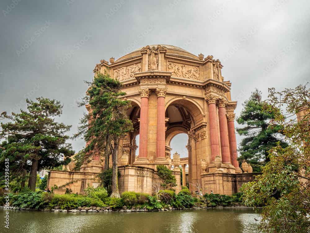 San Francisco Palace of Fine Arts in 360 view San Francisco Palace of Fine Arts in 360 view