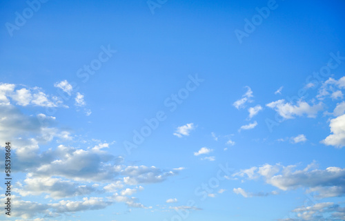 blue sky with clouds