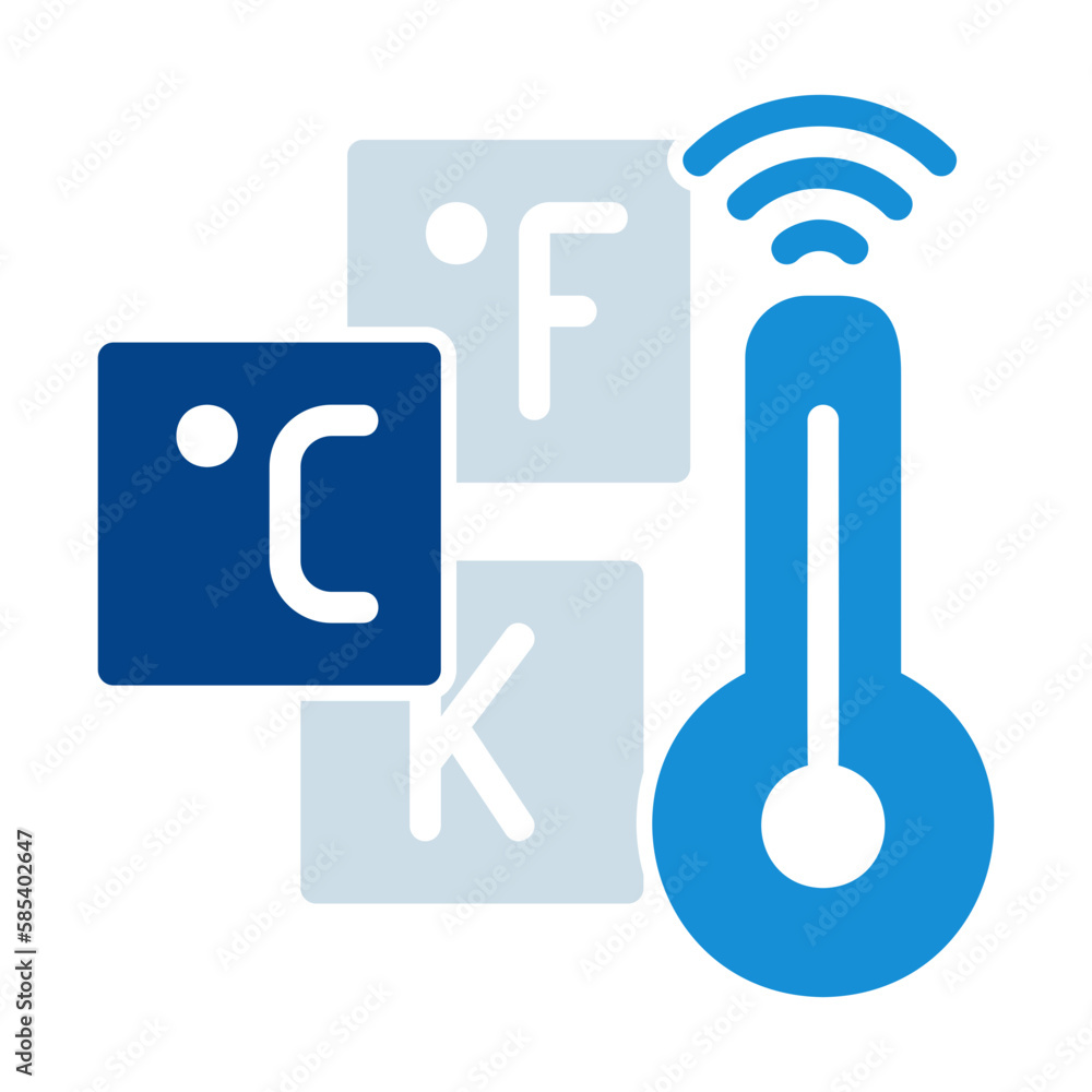 internet of things, thermometer icon internet of things, thermometer icon