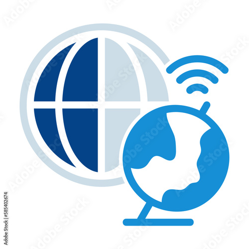 internet of things, world global icon