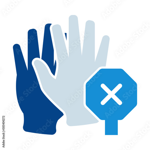 lockdown, contactless icon