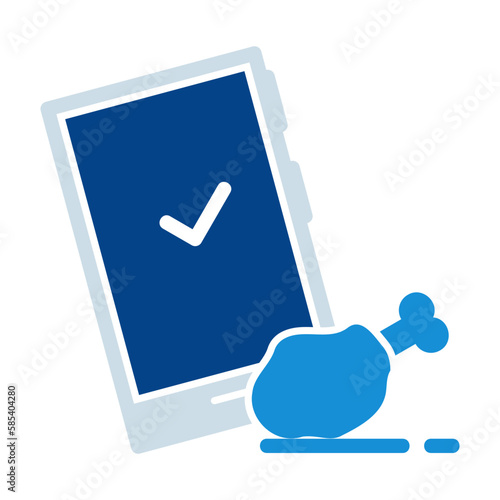 lockdown, food delivery icon