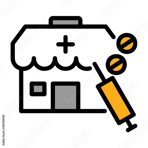 medical, drugstore icon