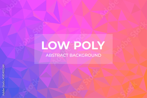 Fondo abstracto con formas poligonales de triángulos