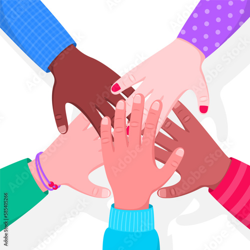 Manos unidas contra el racismo y por la diversidad