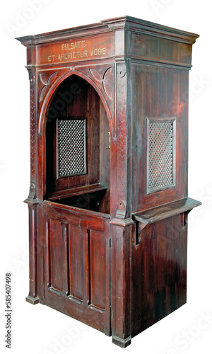 catholic church confessional photo