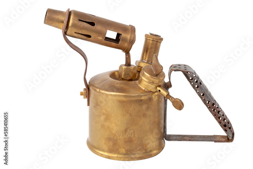 Foto old kerosene blowtorch