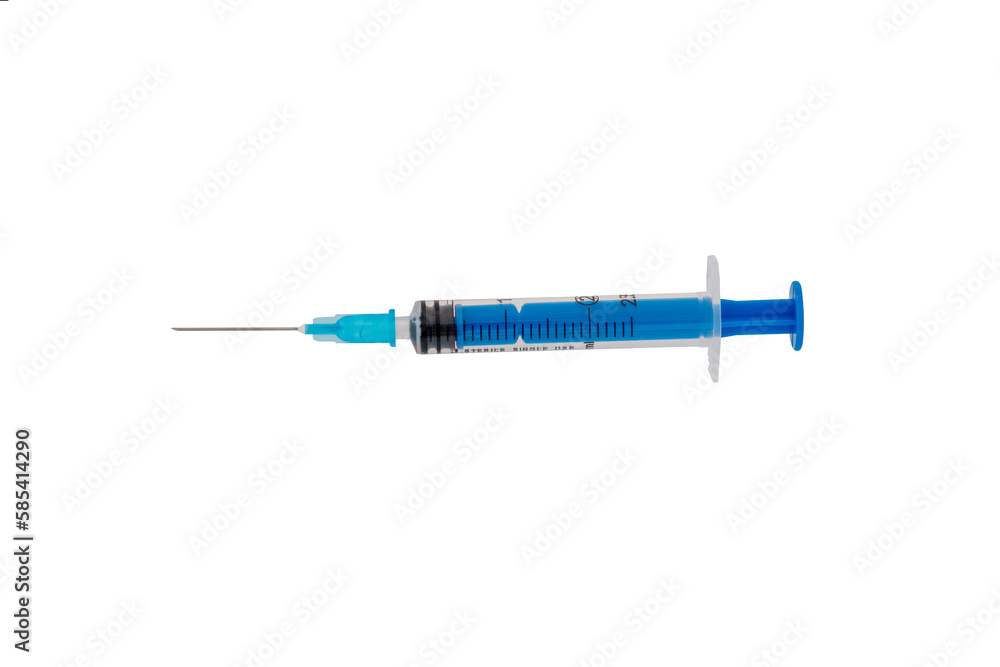 Fototapeta premium syringe on white