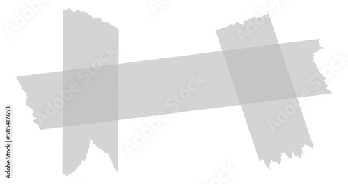Fix tape patch of clear transparent ripped sticky stripes