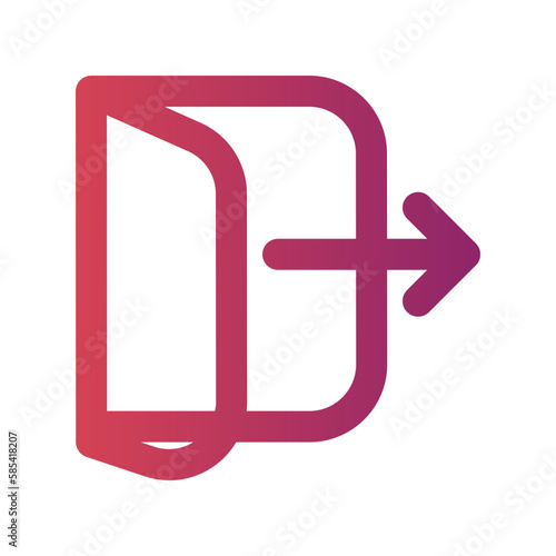 exit,ui,check out,log out,right arrow