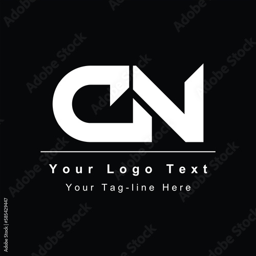 Free Download Premium Initial Letter DN logo design. Trendy awesome artistic black and white color. ND DN initial based Alphabet icon logo - GFXLoad