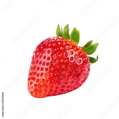 strawberry fruit isolated on white