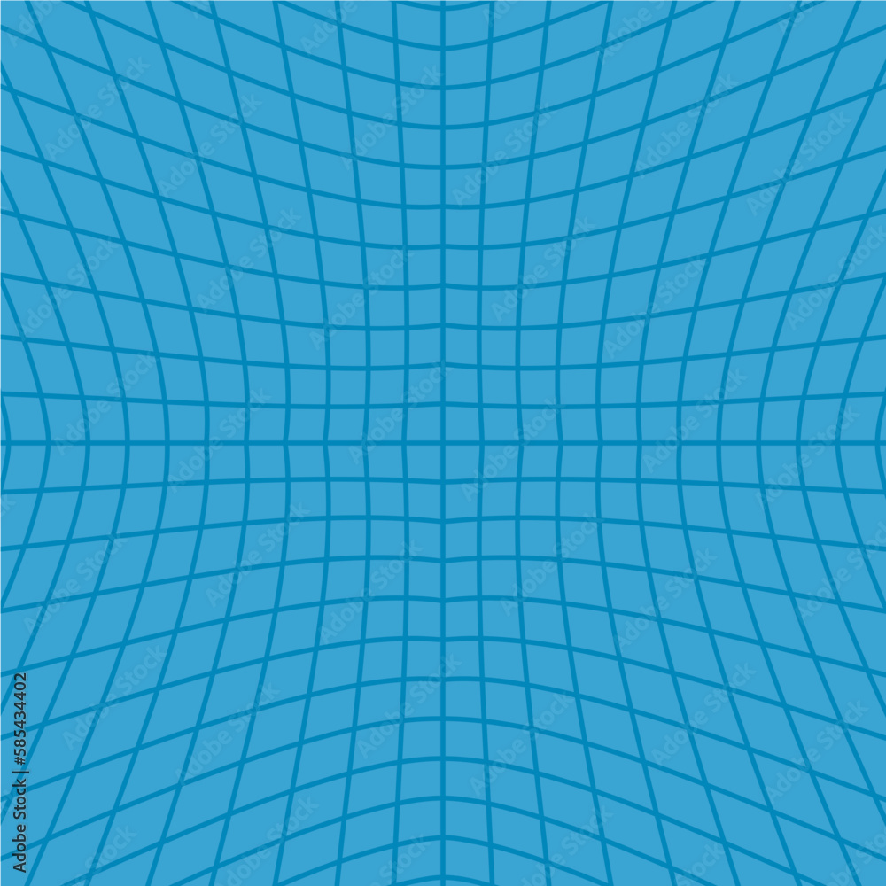 Obraz premium Perspective web line design, geometric visual line background, mesh layout vector illustration