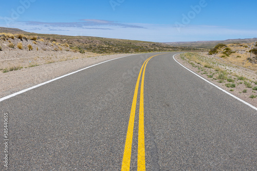 Traveling on the Ruta40 in the Province Mendoza in Argentina, South America