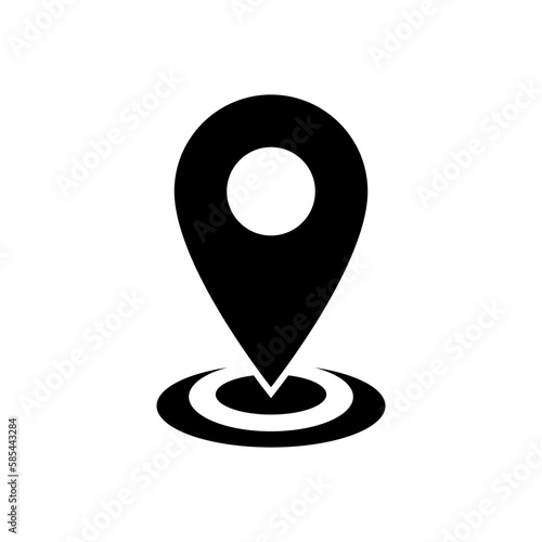 Location, address position icon vector in trendy style