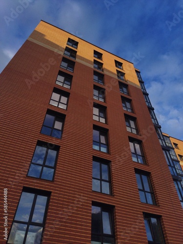 office building with sky