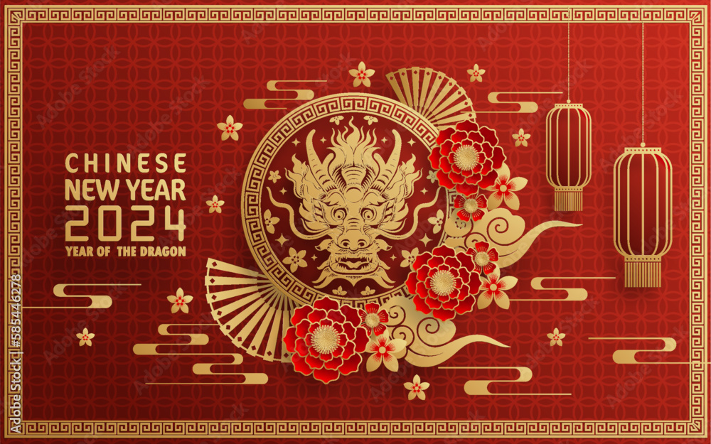 Happy chinese new year 2024 year of the chinese dragon zodiac Happy chinese new year 2024 year of the chinese dragon zodiac