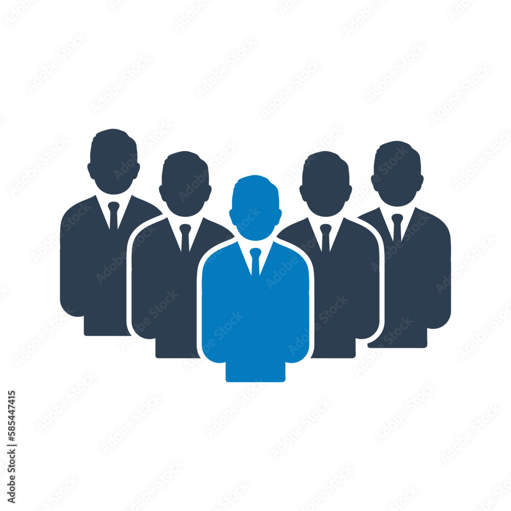 Business Group Icon. Contain Businessman, Leader Signs. Editable Vector EPS Symbol Illustration. Business Group Icon. Contain Businessman, Leader Signs. Editable Vector EPS Symbol Illustration.