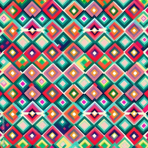 Wallpaper Mural Pattern Geometric Colorful Torontodigital.ca