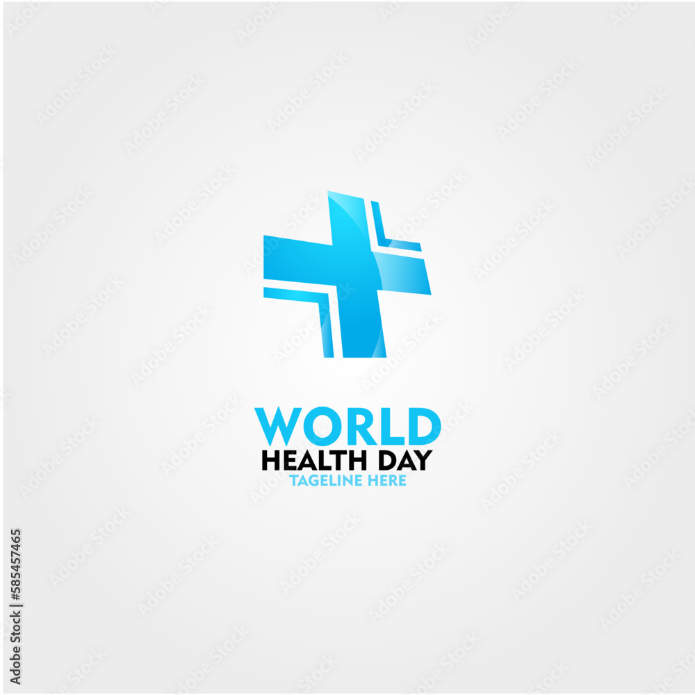 Obraz premium HEALTH DAY LOGO VECTOR DESIGN
