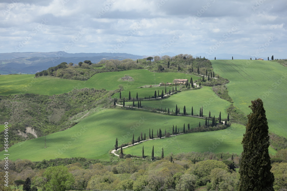 TUSCANY, VAL D'ORCIA, LA FOCE, SIENA