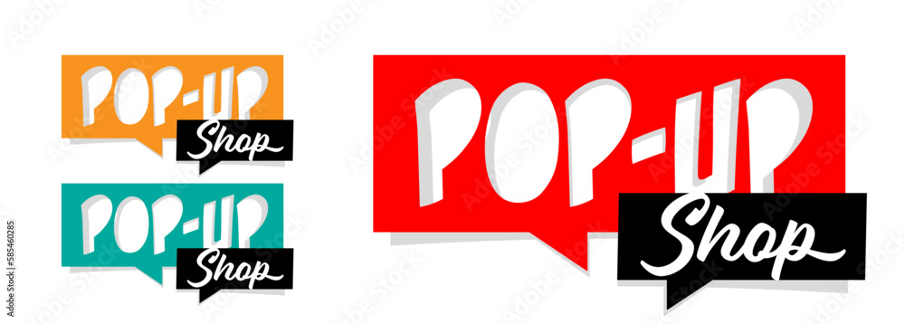 Obraz premium Pop-up shop