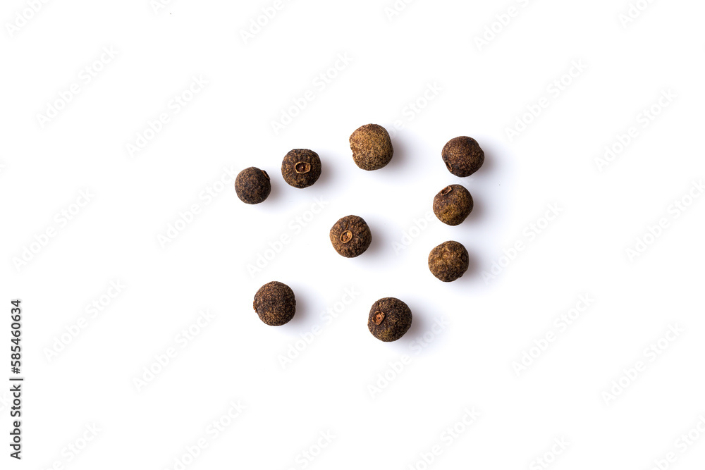 Black pepper isolated on white background Black pepper isolated on white background