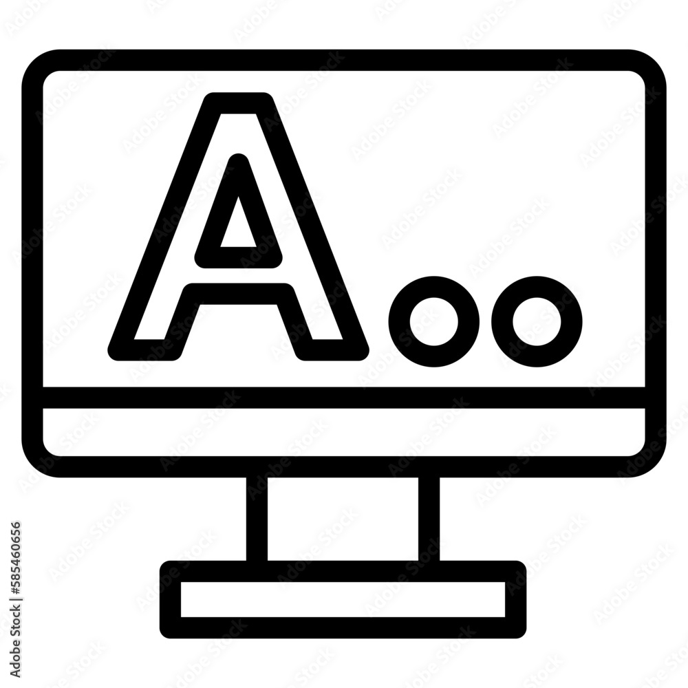 computer monitor with mark computer monitor with mark