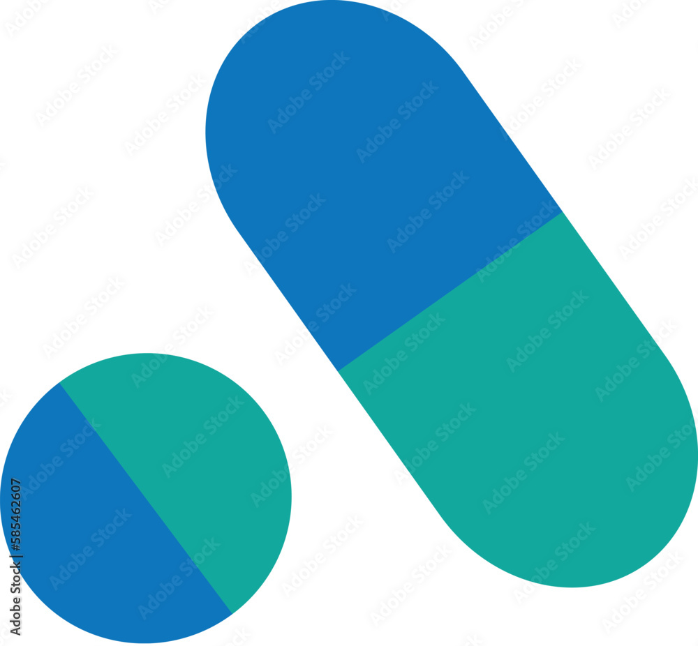 Fototapeta premium capsule icon 