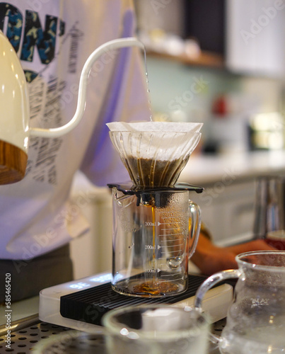 Pour over coffe by The V60 Coffee Dripper. THE BEST POUR OVER COFFEE MAKER