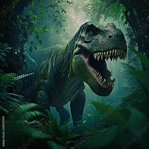 tyrannosaurus rex dinosaur © msroster