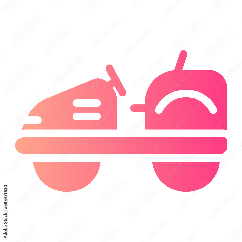 lawn mower gradient icon lawn mower gradient icon