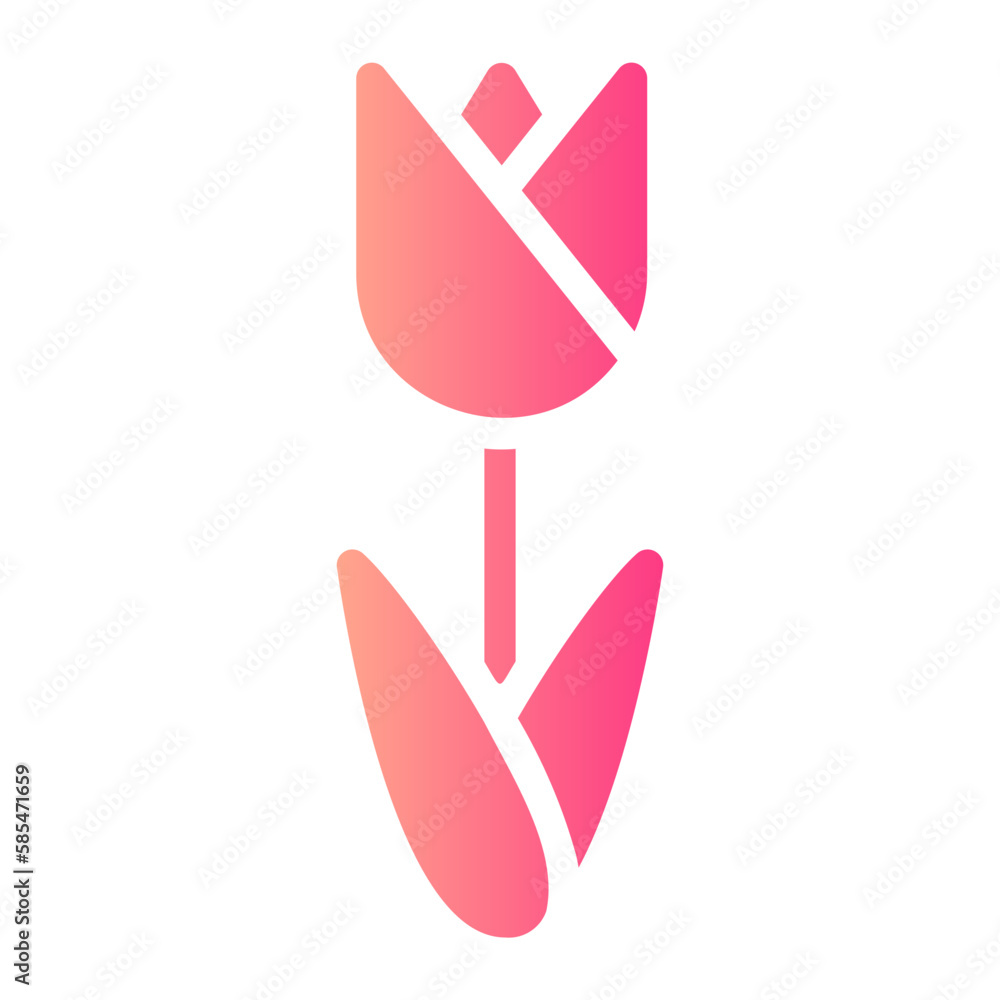 tulip gradient icon tulip gradient icon