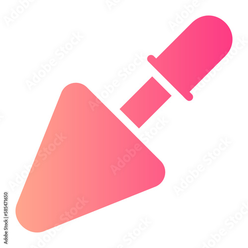 trowel gradient icon