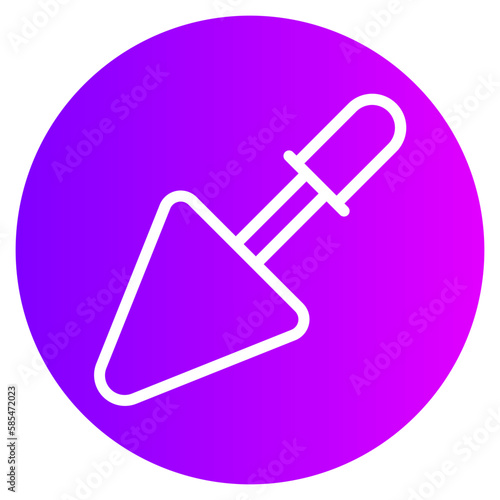 trowel gradient icon