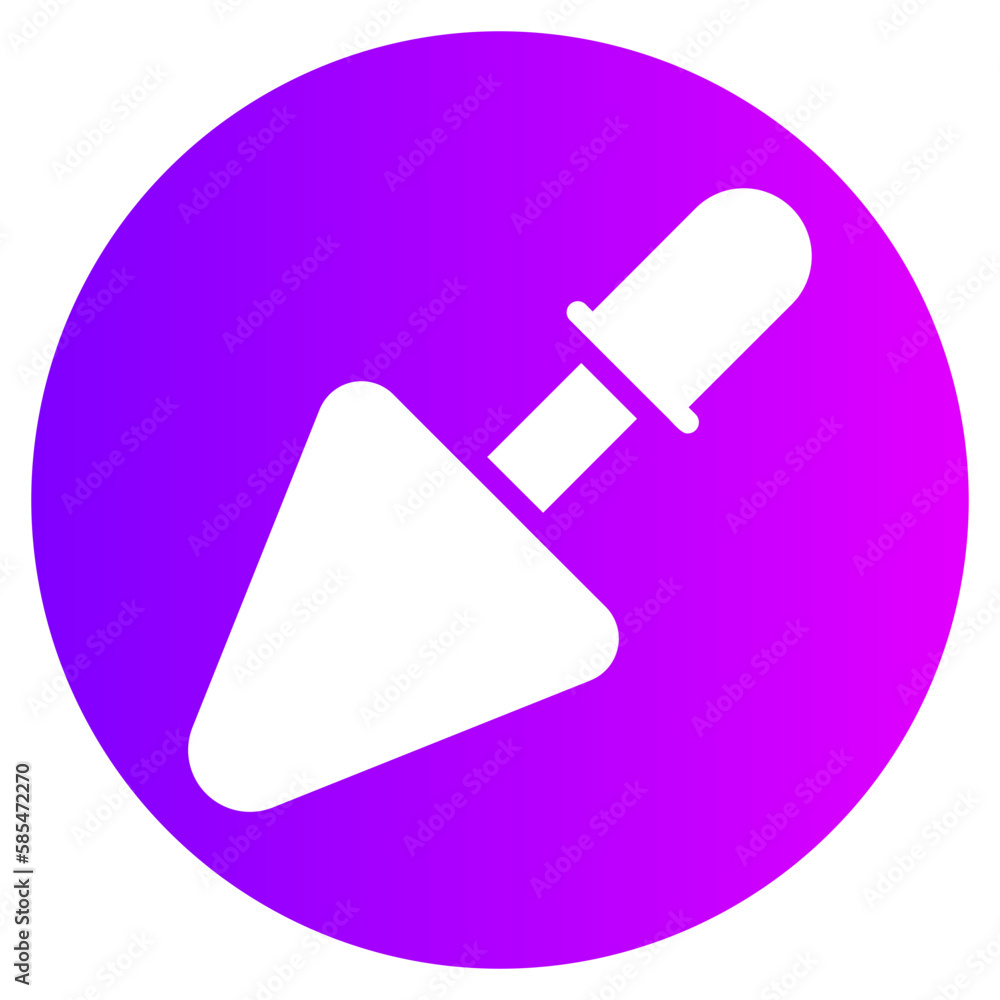 trowel gradient icon trowel gradient icon