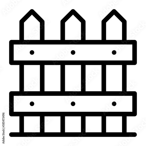 fence line icon