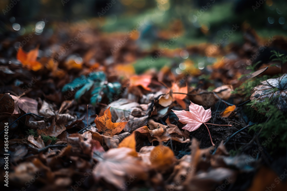 Fallen Autumn Tree Leaves
