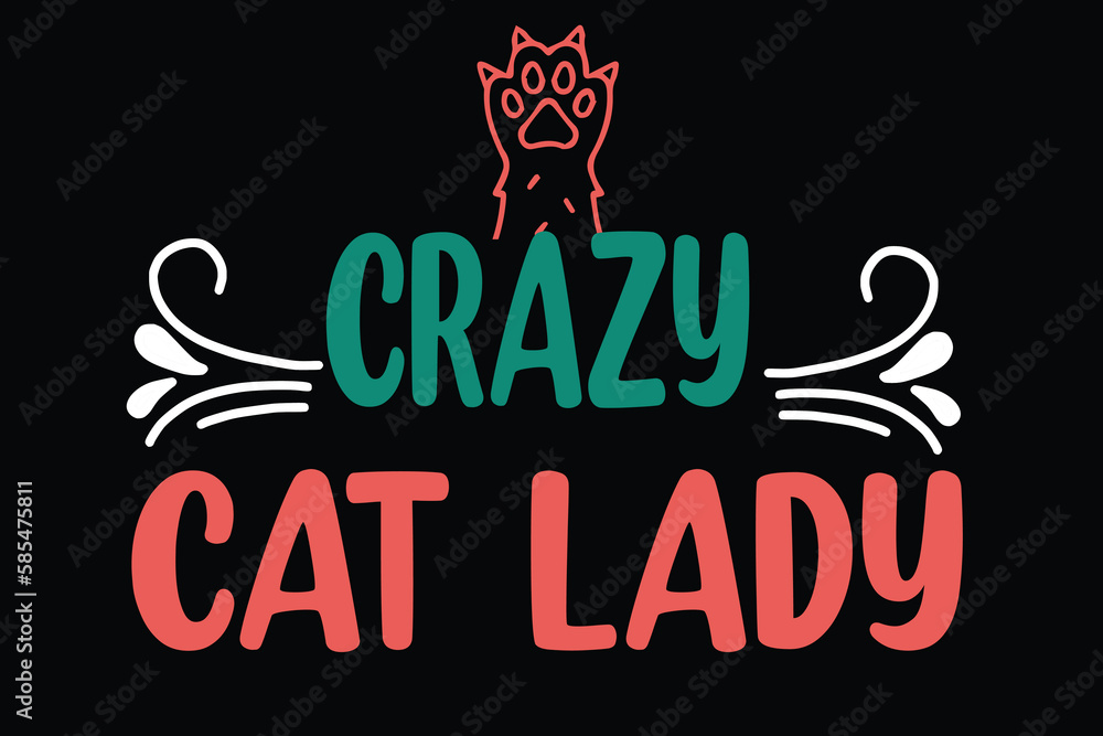 crazy cat lady design