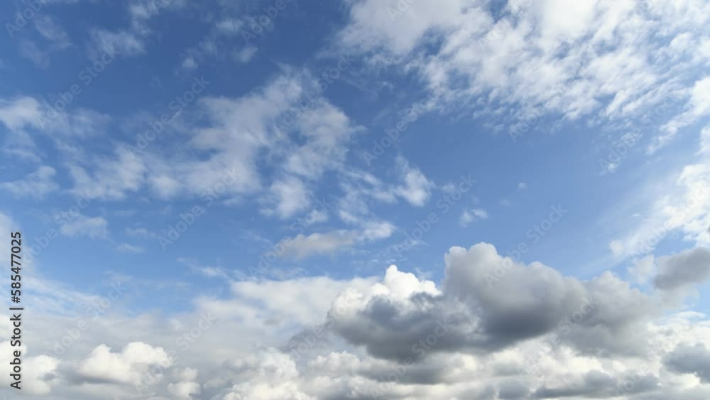 Natural background with white clouds on sky Natural background with white clouds on sky