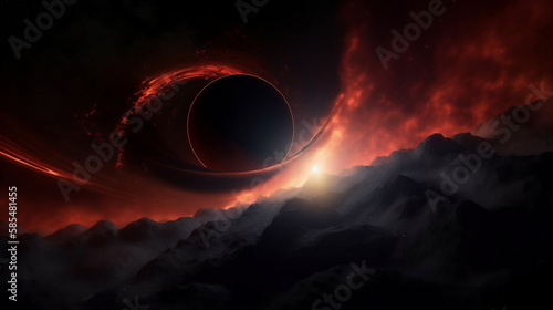 black hole o nplanet photo