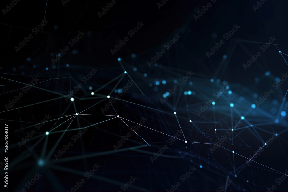 Abstract Data Technology Background Connecting with Dotsand Line Created with Generative AI Technology Abstract Data Technology Background Connecting with Dotsand Line Created with Generative AI Technology