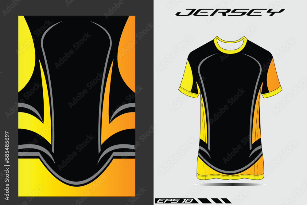Jersey design sublimation t shirt Premium geometric pattern