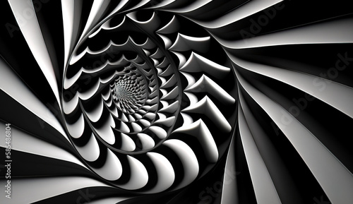 Wallpaper Mural Black and White Swirl Torontodigital.ca