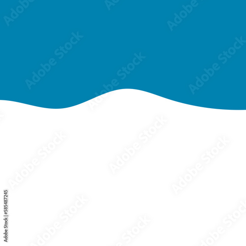Abstract curve Shape. Blue wave shapes