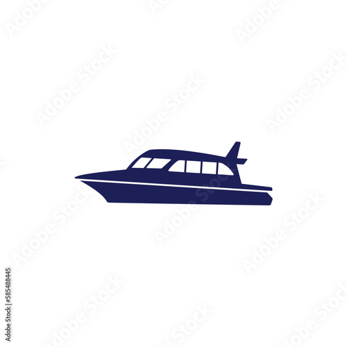 speedboat icon vector