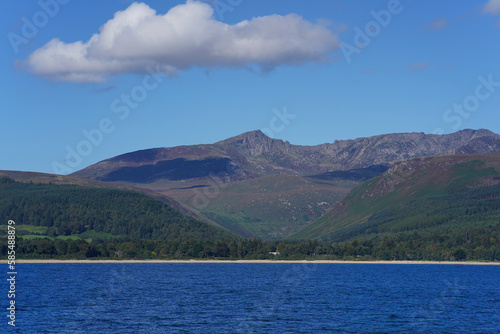 Brodick bay on the Isle of Arran seen from the water
