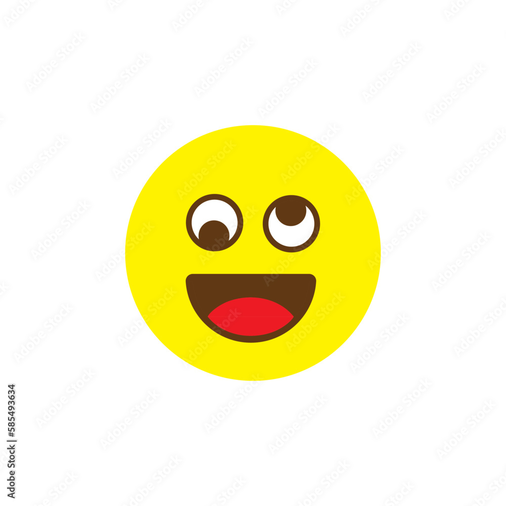 Fototapeta premium 1 April Fool's day foolish smiling face